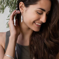 Pendientes Olea Hoja Color Plata 2 T. Única-216769 Pendientes Olea Hoja Color Plata 2 T. Única-216769 2